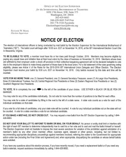Download the NOTICE OF ELECTION